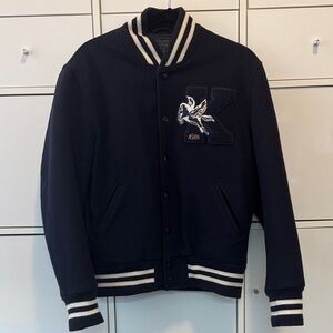 Kith Men's Navy Varsity Jacket